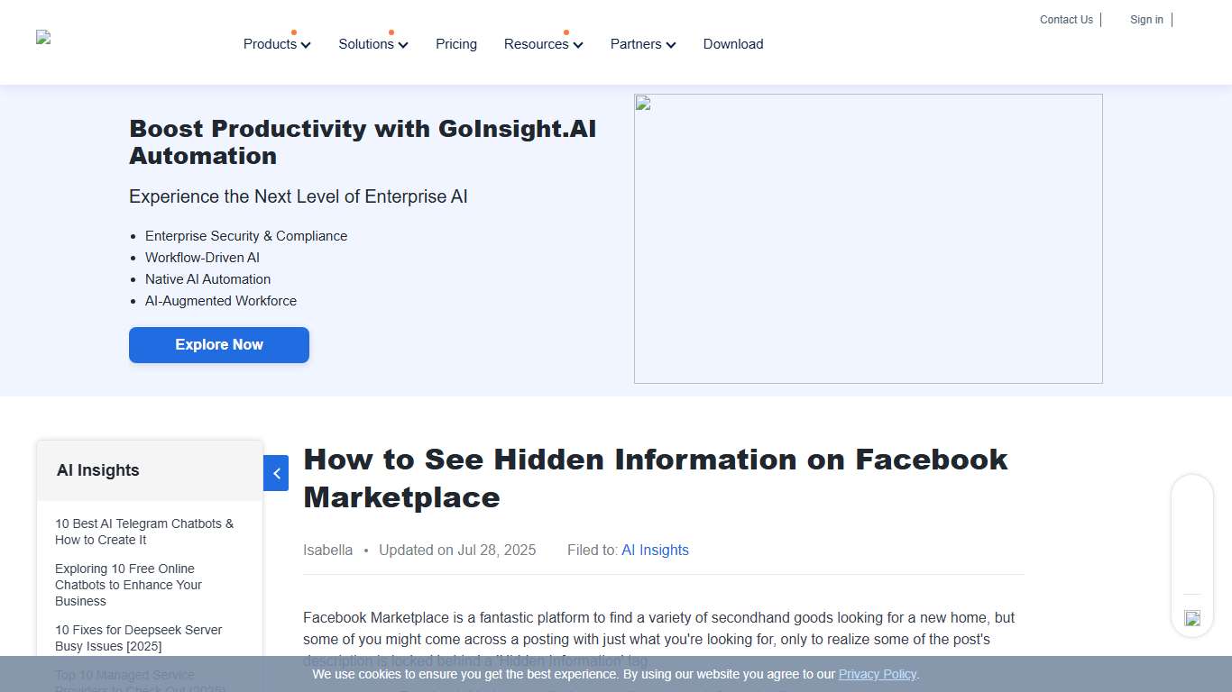 How to See Hidden Information on Facebook Marketplace